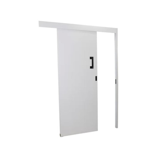 Porta De Correr Melamínica Sobrepor Abertura Pela Esquerda Branco MGM 215x70x6cm - Imagem principal - 84cc1ecb-0c22-4b3e-a892-c2f122924da8
