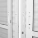 Porta De Correr Veneziana 6 Folhas Sólida Com Vidro Liso Branca MGM 210x160cm - 540f2442-7c05-431f-ac73-215dd84c5e9b