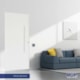 Porta De Giro De Alumínio Pivotante Linha Project Abertura Pela Direita Branco MGM 220x120cm - 79d83bf6-383c-48db-93ad-b7a9e7d162fd