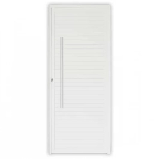 Porta De Giro De Alumínio Pivotante Linha Project Abertura Pela Esquerda Branco MGM 220x130cm - Imagem principal - 48032a97-c5b5-4c1a-b6b4-8fa49d3c4a59