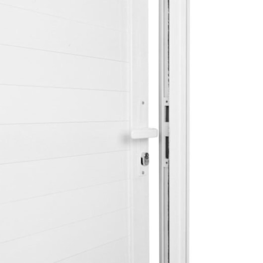 Porta De Giro Em Alumínio Abertura Pela Direita Lambri Branco Mgm 210x80cm - Imagem principal - dc20a50a-9108-4cd1-947d-6277fa678fcb