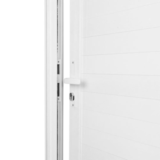 Porta De Giro Em Alumínio Abertura Pela Esquerda Lambri Branco Mgm 210x80cm - Imagem principal - e2eb13c4-35de-4cd8-a22e-8c4e08aa87d2