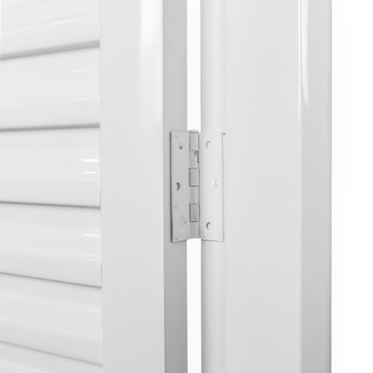 Porta De Giro Laminada Aço Branco Abertura Pela Esquerda MGM 215x85cm - Imagem principal - 5cd554b2-25df-4629-8b27-ad12db25bbf9