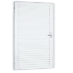 Porta De Giro Laminada Com Abertura Pela Direita Branco MGM 215x85cm