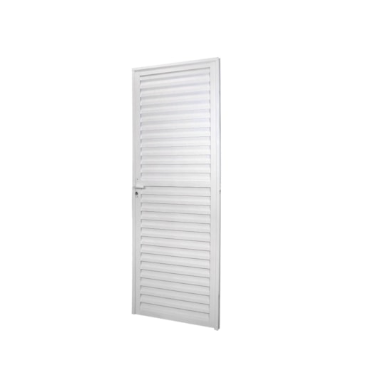 Porta De Giro Laminada Linha Sólida Alumínio Direita Branco MGM 210x90cm - Imagem principal - 3b45d58e-8d30-4824-b39e-733a07a1f5dd