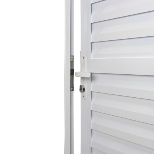Porta De Giro Laminada Linha Sólida Alumínio Esquerda Branco MGM 210x90cm - Imagem principal - fcaebc67-e376-4c37-abfc-8e30d38f6ac8