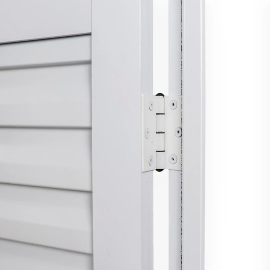Porta De Giro Laminada Soft Plus Direita Alumínio Branco MGM 210x80cm - Imagem principal - 928e6571-1f7b-4bbf-8a8d-2aef64ec06c9