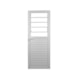 Porta De Giro Mista Bascula Vidro Liso Abertura Pela Esquerda Soft Aluminio Branco MGM 210x80cm - d007428c-6da9-4207-a800-8de62776416f