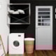 Porta De Giro Mista Em Alumínio Abertura Pela Direita Com Basculante Soft Branco MGM 210x80cm - 90408815-28f0-4a21-942d-c8a7b4eac4af