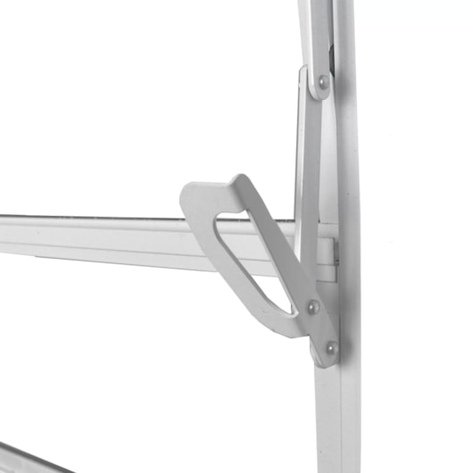 Porta De Giro Mista Em Alumínio Abertura Pela Direita Com Basculante Soft Branco MGM 210x80cm - Imagem principal - 32a2539b-ac6e-434a-934a-d33dfab70ce4