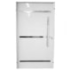 Porta De Giro Pivotante Alumínio Lambri Friso Abertura Pela Direita Branco Mgm 220x110cm - 867b62ad-7a7f-49bc-ac67-0312c7113418