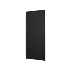 Porta De Giro Project Lambri Abertura Pela Direita Preto Mgm 210x80cm