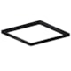 Porta Grelha Quadrado Elleve Black Matte Linear 10X10Cm - 0edb8636-b0ac-489f-806b-b843011cf18d
