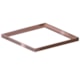 Porta Grelha Quadrado Rose Gold Linear 15x15 cm - da77b68c-d8af-4838-8c6f-956213b1d828