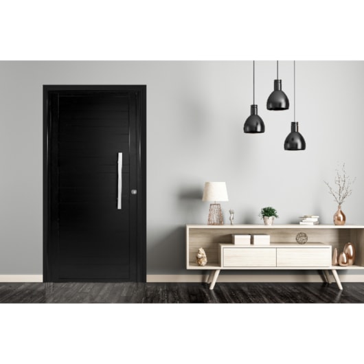 Porta Lambri Com Puxador Preta Astra - Imagem principal - 5ba4f2d6-bd3a-41ae-92e5-503ac78d9483