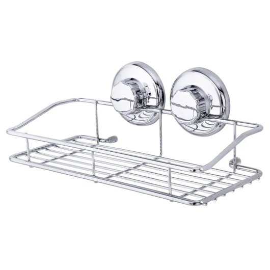 Porta Objetos Inox Com Ventosa Astra - Imagem principal - 36c920b4-919e-40bb-a7d3-29a599192024