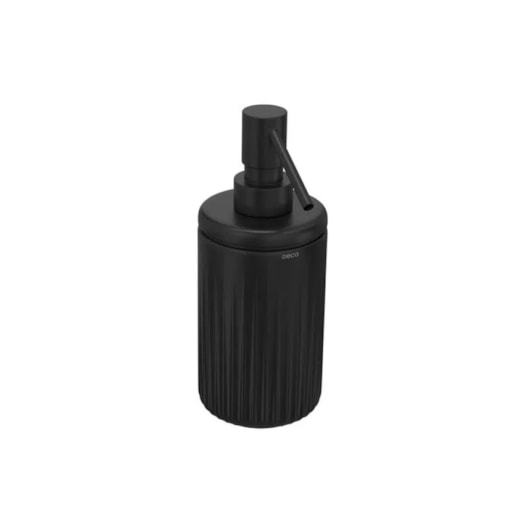 Porta Sabão Liquido Redondo Deca Senses Preto Fosco Deca - Imagem principal - 6cc5b97b-789a-4bbe-98f9-d6099f976b81