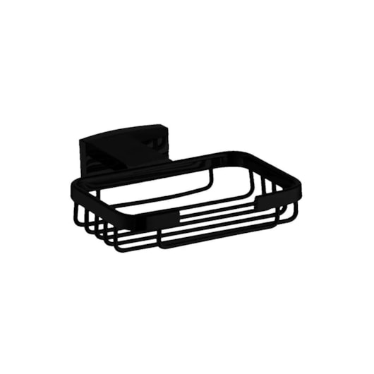 Porta Sabonete Rbace8901 Black Matte Rubinettos - Imagem principal - af6eb223-794e-490c-9b65-a186ed7010cd