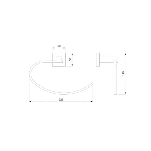Porta Toalha Anel Elite Cromado Celite - Imagem principal - 0164be15-fb47-453e-9e70-1fa8e0e415df