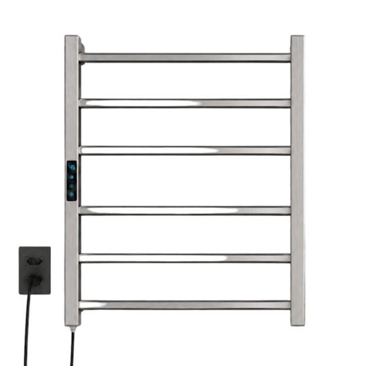 Porta Toalha Aquecido Titan Digital Inox Polido com Cabo Bivolt Esquerdo Thermo - Imagem principal - b80e2a9a-e693-47fa-b5ff-8ac0bd4a3e82