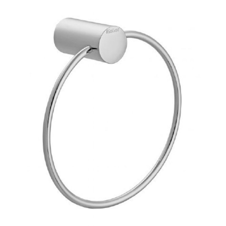 Porta Toalha Argola Atria 217 Cromada Meber