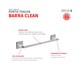 Porta Toalha Barra Clean 30cm 2040 Cromado Deca - 7ae8205a-7bd0-4407-b8ad-64adbeec29b3