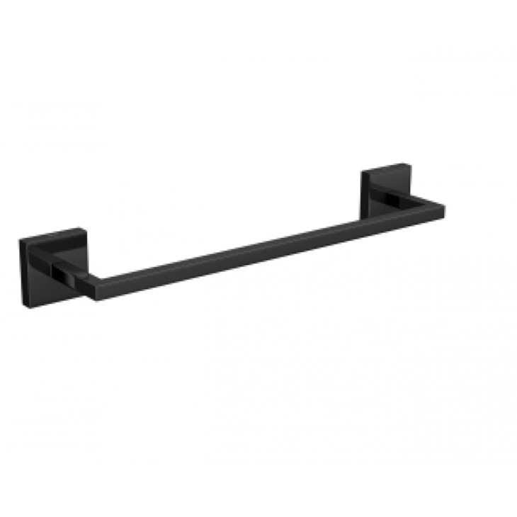 Porta Toalha Barra Clean Black Noir Deca 30cm