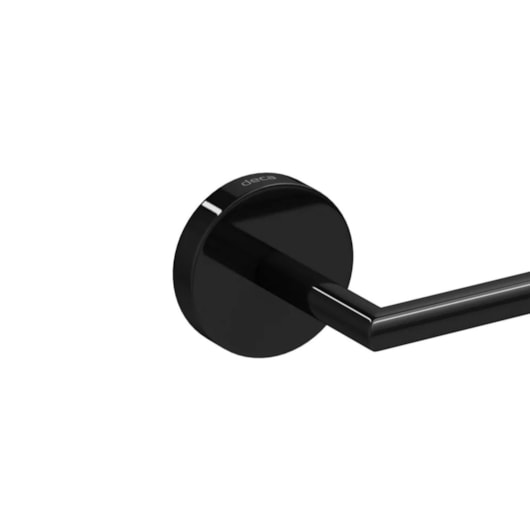 Porta Toalha Barra Disco Black Noir Deca 60cm - Imagem principal - 728678c4-6e18-4646-ba49-592768ba679b