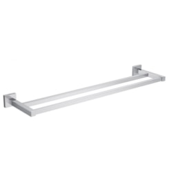 Porta Toalha Barra Dupla Quadratta 2042 Cromado Deca 60cm