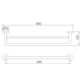 Porta Toalha Barra Duplo Loft B82 2042 Black Lorenzetti - a61f2bdf-443e-48a7-a1c3-fa8f8a2a6172