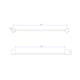 Porta Toalha Barra Flex 56cm 2040 Cromado Deca - 0666cf98-7daf-4997-a86d-3d0ab1902a68