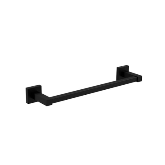 Porta Toalha Barra Quadratta Black Matte Deca 30cm - Imagem principal - ab6b6fb0-55cc-49bf-8497-7a8b6ef631cf