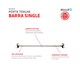 Porta Toalha Barra Single Cromado Docol - fd049cba-0df2-4c6c-a2ba-b9ce098e207d