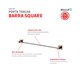 Porta Toalha Barra Square Cobre Escovado Docol - 2c687807-72b4-4758-96ec-7f782f801635