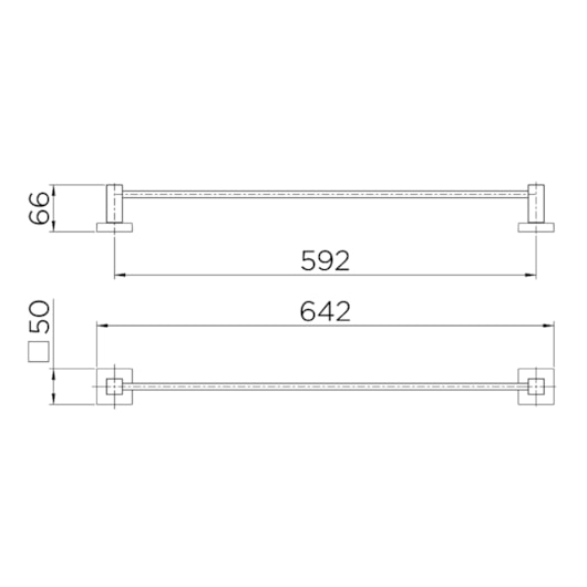 Porta Toalha Barra Square Cobre Escovado Docol - Imagem principal - d5678c67-b87e-40aa-876c-c0452b7b2110