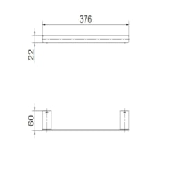 Porta Toalha De Rosto Flat Cobre Escovado Docol