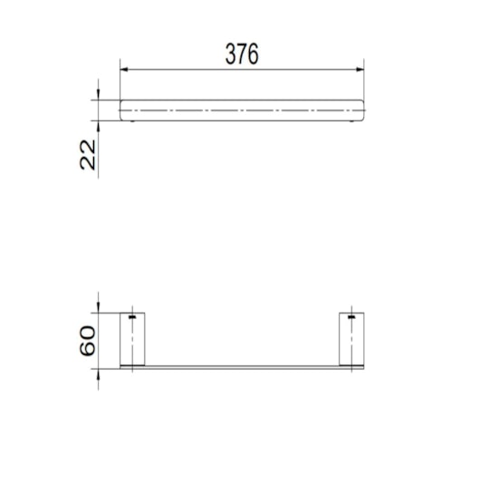 Porta Toalha De Rosto Flat Cobre Escovado Docol - Imagem principal - 88be5132-4d9a-4b2b-a350-20e8b2139044