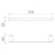 Porta Toalha De Rosto Flat Cromado Docol - efc336a8-88bc-4906-832c-c5591e82dd95