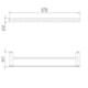 Porta Toalha Duplo 67,6cm Flat Cobre Escovado Docol - 2609af1c-936f-49f0-9df5-3be0d295039f