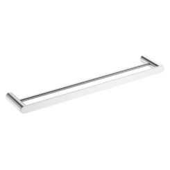 Porta Toalha Duplo Aço 304 Polido Lexxa 60cm