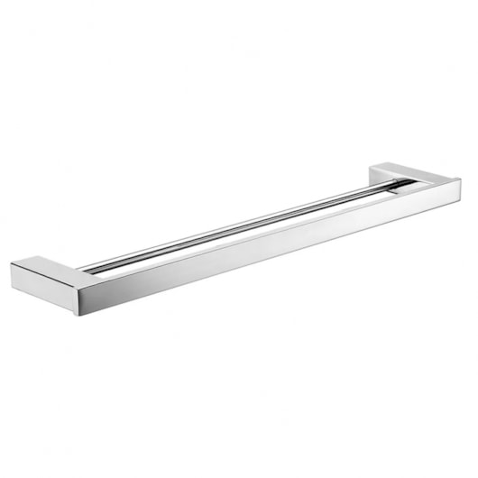 Porta Toalha Duplo Cromado Lexxa 60cm - Imagem principal - 8ae39dbe-10ba-480e-a6d5-96a8216b5b4f