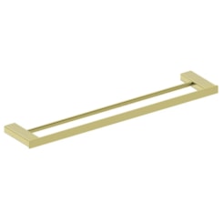 Porta Toalha Duplo Ouro Escovado Lexxa