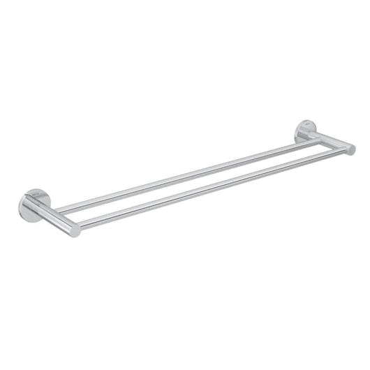 Porta Toalha Duplo Soho Cromado Deca - Imagem principal - 844b8fbe-0ce0-495b-a5f2-005309b589e8