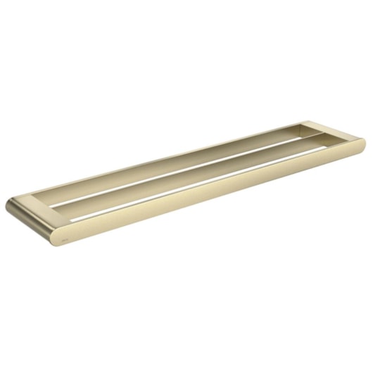 Porta Toalha Duplo Versa Summer Gold Deca 60cm - Imagem principal - 3f9108f4-e8d7-4a3b-9107-05ffe7b6ee9c