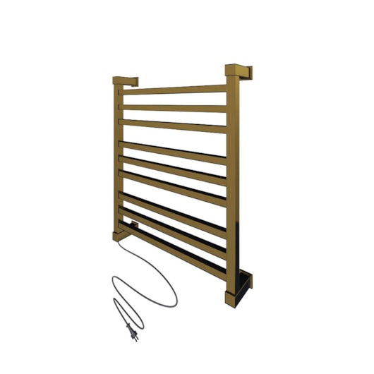 Porta Toalha Elétrica Bivolt e Bilateral Luxo Dourado Claro Thermo - Imagem principal - ee4b9eb4-f826-4c0b-929d-c7af29f48d7c