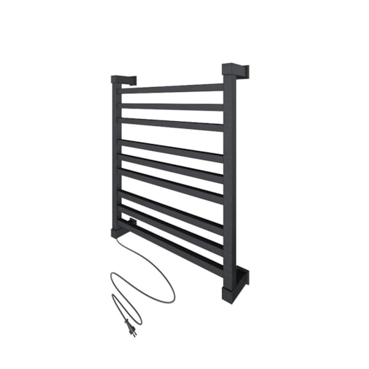 Porta Toalha Elétrica Bivolt e Bilateral Luxo Grafite Escovado Thermo - Imagem principal - 5268301e-9abc-423b-adc9-c949e31042c6