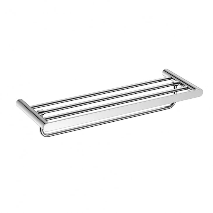 Porta Toalha Hotel Aço 304 Polido Lexxa 60cm