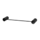 Porta Toalha Linear Curto Atria Preto Matte Meber - 414529f1-e892-4376-b8e9-6c521298a28c