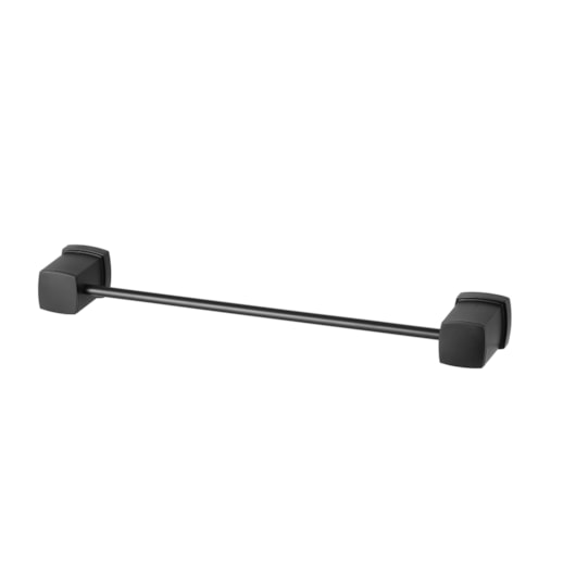 Porta Toalha Linear Curto Block Preto Meber - Imagem principal - 403527ef-ec8b-4d7e-b0cc-2103df64a52f