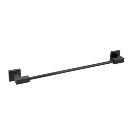 Porta Toalha Linear Grande Quadra Preto Matte Meber - Imagem principal - 0f91ee20-e346-472f-9c67-ec68fe19f5ea
